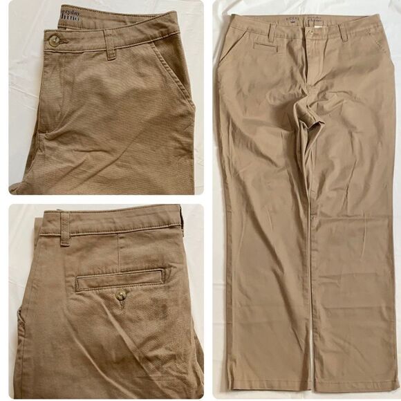 Riders by Lee Everyday Straight Chino Pants Size 14 - Picture 1 of 10